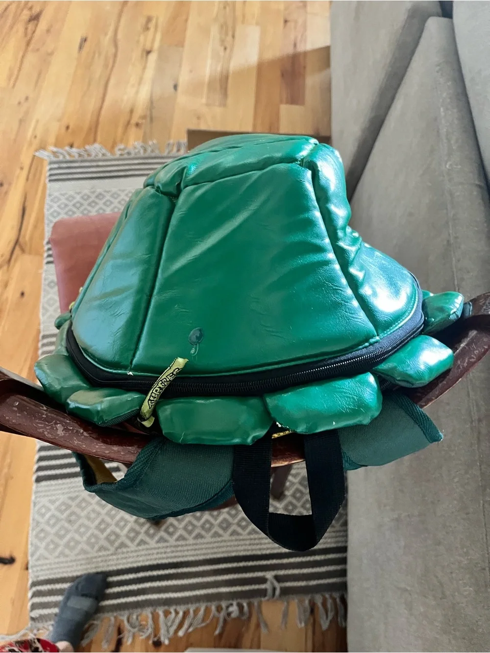 Green Turtle Shell Reptile Hide / Habitat Accessory